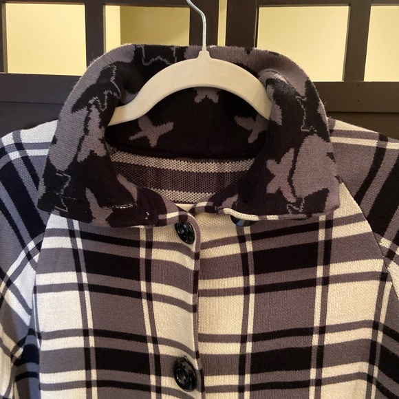 Black & Grey Checked Jacket - Picture 4 of 7